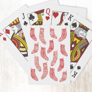 Jeu De Cartes Stockage de Noël nordique