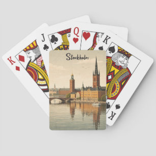 Jeu De Cartes Stockholm Suède Contemporain Élégant Art de Ville