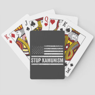Jeu De Cartes Stop Kamunism Harris Walz 2024 Camarade Kamala