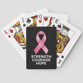 Jeu De Cartes Strength Courage Hope – Cancer Awareness Survivor 