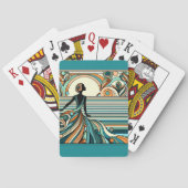 Jeu De Cartes Style Art Déco Abstrait (dos)