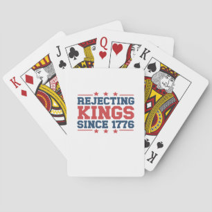 Jeu De Cartes Style Classique Refusant les Rois Depuis 1776