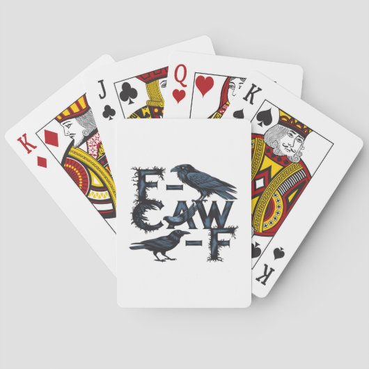 Jeu De Cartes Style Créatif Classique F-Caw-F (dos)