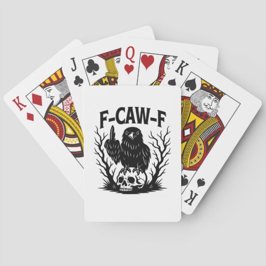 Jeu De Cartes Style essentiel cool unique F Caw F (dos)