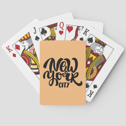 Jeu De Cartes Style New York (dos)