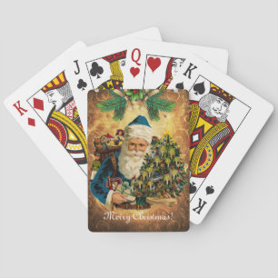 Jeu De Cartes Style vintage St Nicolas (Père Noël) Noël