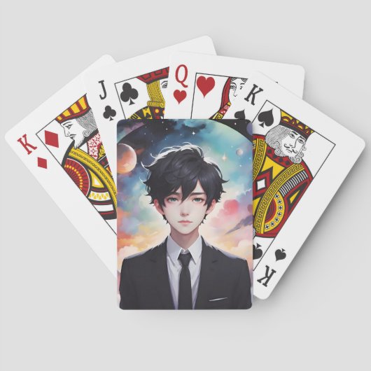 Jeu De Cartes Stylish boy in space (dos)