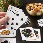 Jeu De Cartes Stylized Retro Vinyl Record Poster Art (In Situ)