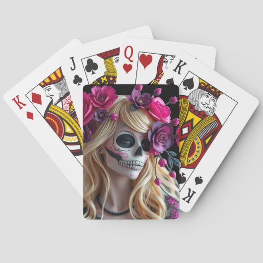 Jeu De Cartes Sugar-skull playing cards (dos)