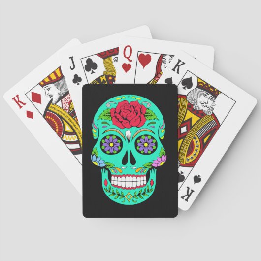 Jeu De Cartes Sugar Skulls (dos)