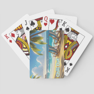 Jeu De Cartes Summer Shuffle - Deal in Calm, Care for the Coast!