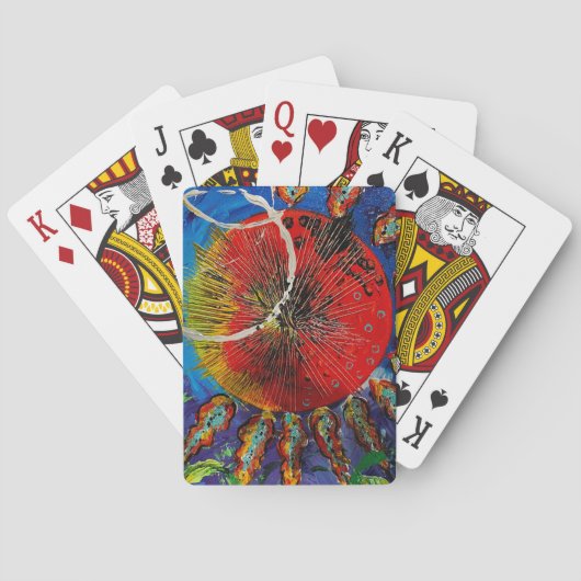 Jeu De Cartes Sunburst Classic Playing Cartes (dos)