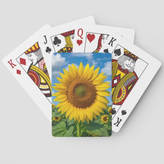 JEU DE CARTES SUNFLOWER PLAYING CARDS (dos)