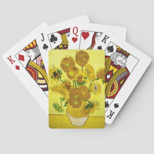 Jeu De Cartes Sunflowers Vincent van Gogh (dos)