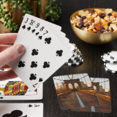 Jeu De Cartes Sunrise du pont Brooklyn de New York (In Situ)