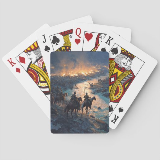 Jeu De Cartes Sunset Beach Horse Ride Playing Cards (dos)