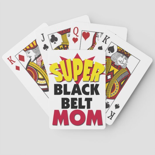 Jeu De Cartes Super Black Belt Maman (dos)