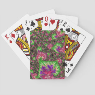 Jeu De Cartes Super Boho Hippie Funky Spiral Fractal Art