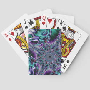 Jeu De Cartes Super Trippy Funky Psychedelic Fractal Art