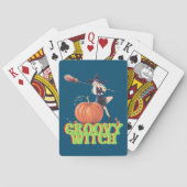 Jeu De Cartes SUPER WITCH drôle sorcières d'Halloween (dos)