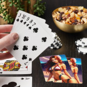 Jeu De Cartes Superbe femme posant bikini Playing Cards (In Situ)