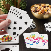 Jeu De Cartes superbe requin arc-en-ciel (In Situ)