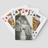 Jeu De Cartes Superposition de script de la famille de Modèles p (dos)