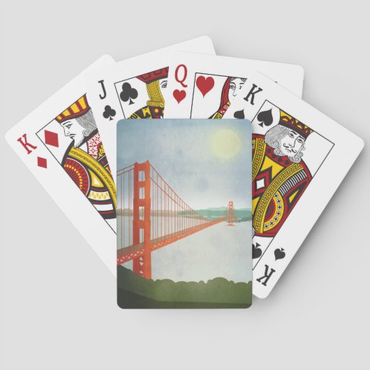 Jeu De Cartes Sur golden gate bridge (dos)