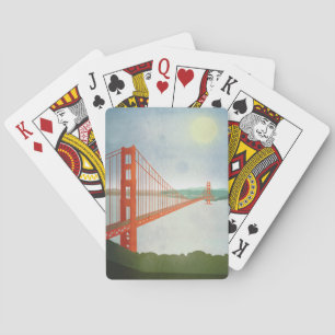 Jeu De Cartes Sur le pont Golden Gate