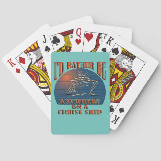Jeu De Cartes Sur Un Bateau De Croisière Jouer Des Cartes