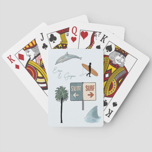 Jeu De Cartes Surf (dos)