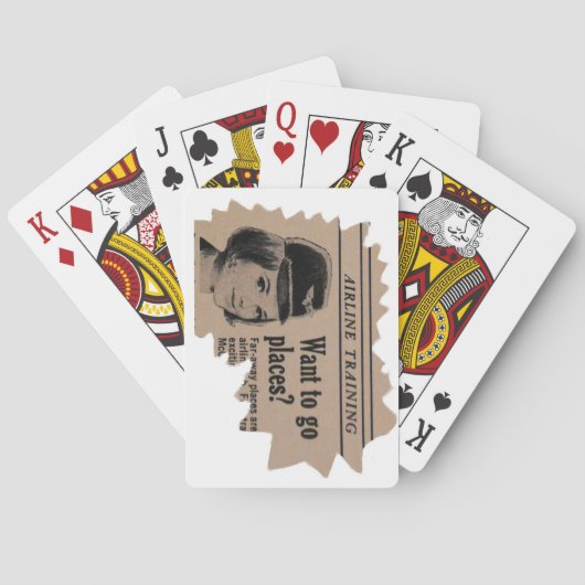 Jeu De Cartes Surveillance vintage (dos)