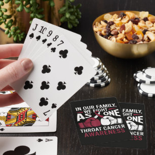 Jeu De Cartes Survivant du cancer de la gorge Inspirant