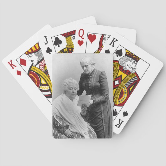 Jeu De Cartes Susan B Anthony et Elizabeth Cady Stanton (dos)