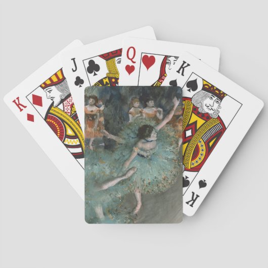 Jeu De Cartes Swaying Dancer Dancer in Green Edgar Degas (dos)