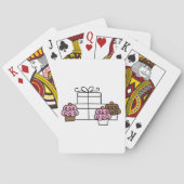 Jeu De Cartes Sweet Celebration Cupcake et boîte cadeau (dos)