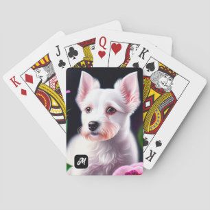 Jeu De Cartes Sweet Chien Et Collection Rose