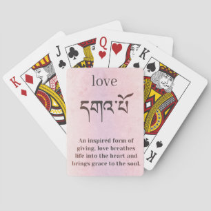 Jeu De Cartes Symbole d'amour