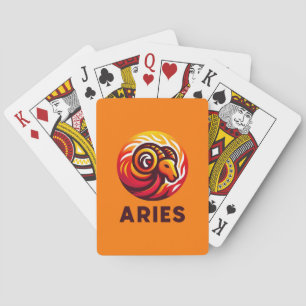 Jeu De Cartes SYMBOLE D'Astrologie À Baies FLEURIES