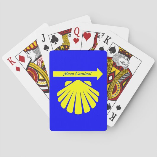 Jeu De Cartes Symbole de Camino de Santiago (dos)