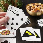 Jeu De Cartes Symbole de danger du tsunami (In Situ)