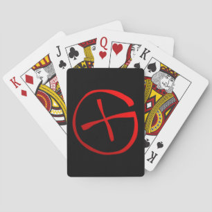 Jeu De Cartes Symbole de Geocaching