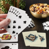 Jeu De Cartes Symbole de la main du surfeur (In Situ)