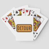 Jeu De Cartes Symbole de la route Detour (dos)