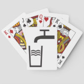 Jeu De Cartes Symbole de l'eau du robinet (dos)