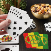 Jeu De Cartes Symbole de paix de Rasta (In Situ)