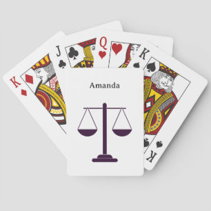 Jeu De Cartes Symbole des services juridiques de l'équilibre de