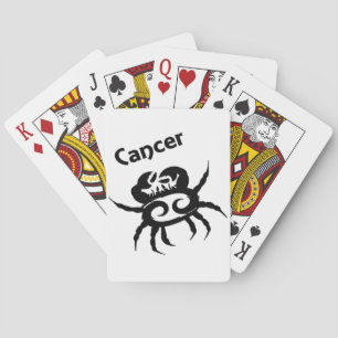 Jeu De Cartes Symbole et signe du cancer du zodiaque
