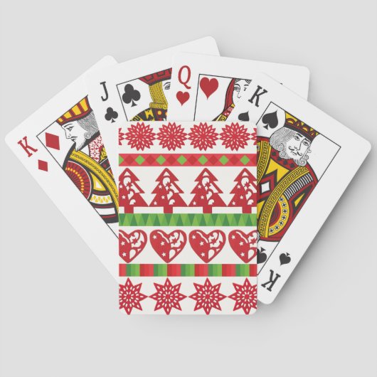 Jeu De Cartes Symboles de Noël (dos)