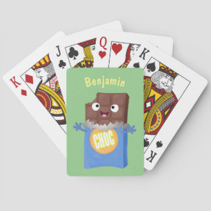 Jeu De Cartes Sympa chocolat chocolat bonbon bar personnage de d